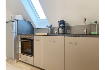 Monteurzimmer: Küche mit allem was man braucht - Nordhaus A7 bei Hamburg