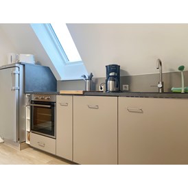 Monteurzimmer: Küche mit allem was man braucht - Nordhaus A7 bei Hamburg