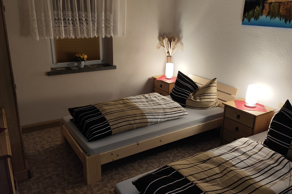 Monteurzimmer: Zweibettzimmer Aufbettung möglich - Pension Niederdorf