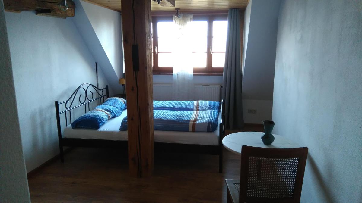 Monteurwohnung - Rheinfelden (Landkreis Lörrach) - Schlafzimmer 1 Bett  160x 200 cm - Rolf Diesslin