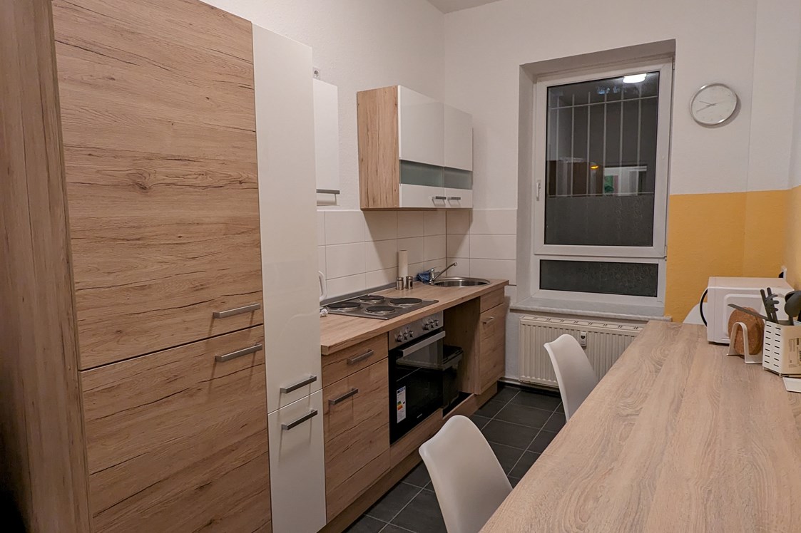 Monteurzimmer: Küche - Komfortable Apartments in Fürstenwalde mit guter Verkehrsanbindung