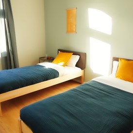 Monteurzimmer: Schlafzimmer inkl. Bettwäsche, HomeRent Unterkunft in Magdeburg in zentraler Lage - HomeRent in Magdeburg