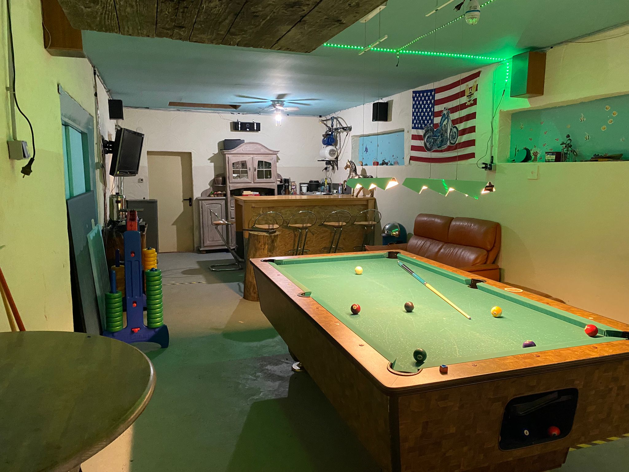 Monteurwohnung - Zimmertyp: Mehrbettzimmer - Hessen - Großer Freizeitraum  - Gästezimmer  auf dem Pony und Reiterhof Mai 