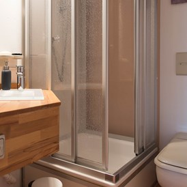 Monteurzimmer: Gäste-WC mit Gäste-Dusche.  - Lara Loft