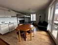 Monteurzimmer: 1 Zimmer Studio mit Panorama-Terrasse