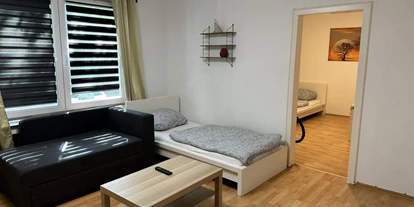 Monteurwohnung - Oberhausen (Oberhausen, Stadt) - Wohn-Schlafbereich, HomeRent Unterkunft in Oberhausen - HomeRent in Oberhausen