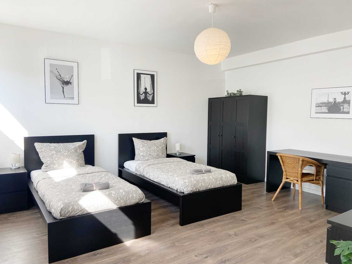 Monteurzimmer: Schlafzimmer, HomeRent Unterkunft in Neuss - HomeRent in Neuss