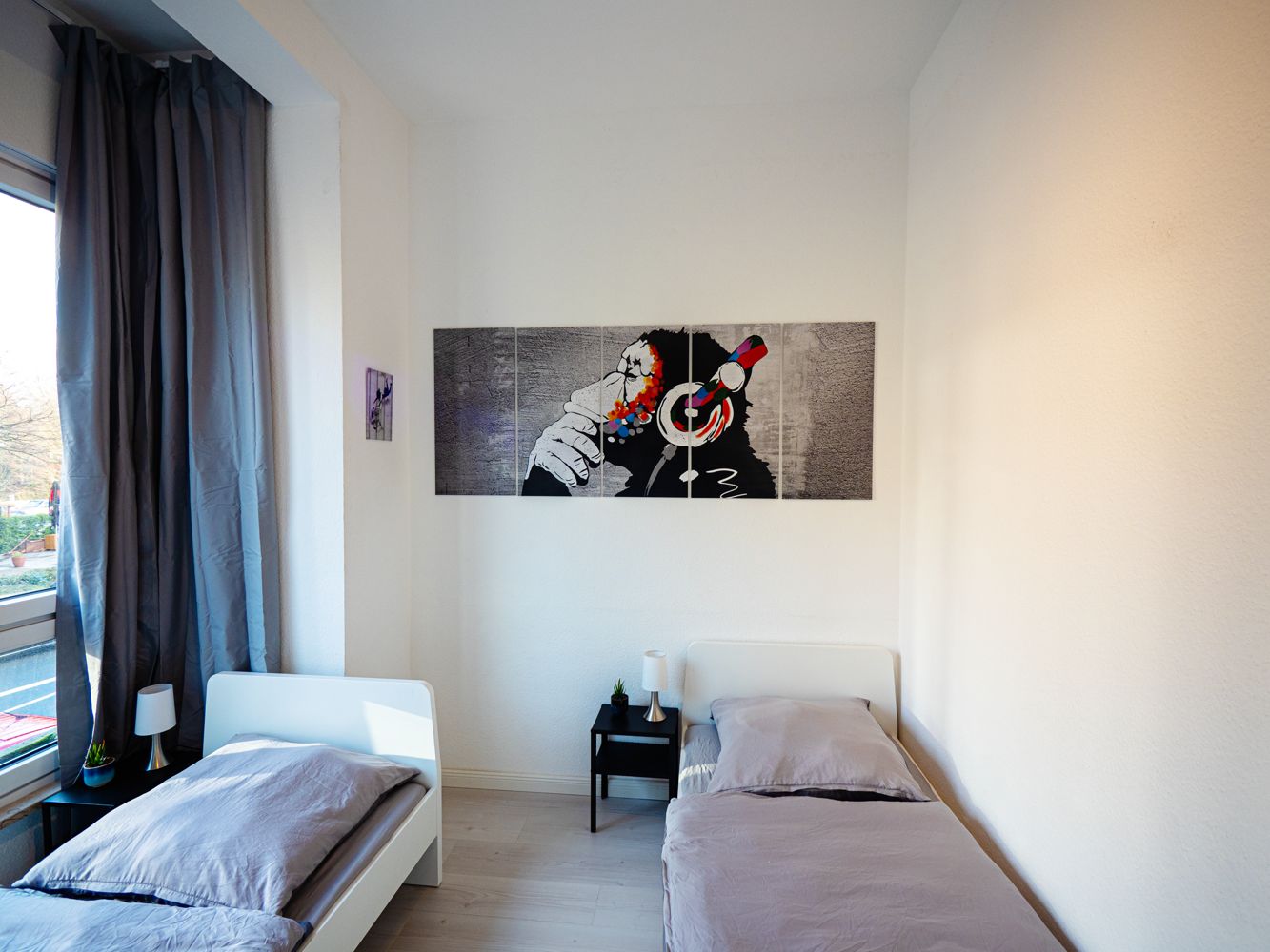 Monteurwohnung - Badezimmer: eigenes Bad - Hamburg-Umland - Schlafzimmer, HomeRent Unterkunft in Ahrensburg - HomeRent in Ahrensburg