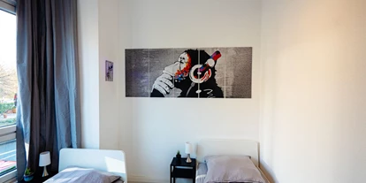 Monteurwohnung - Kaffeemaschine - Schleswig-Holstein - Schlafzimmer, HomeRent Unterkunft in Ahrensburg - HomeRent in Ahrensburg