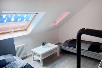 Monteurzimmer: Schlafzimmer, HomeRent Unterkunft in Krefeld - HomeRent in Krefeld