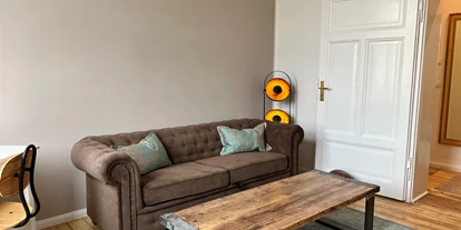 Monteurwohnung - PLZ 30657 (Deutschland) - Wohnzimmer mit Schlafcouch - Hangout Hannover
