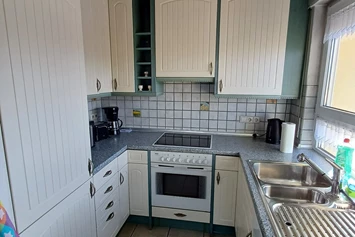 Monteurzimmer: Voll ausgestattete Küche - My-Skypalace Osterburken