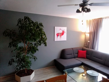 Monteurzimmer: Wohnzimmer - Monteurzimmer Domotel TM LUX