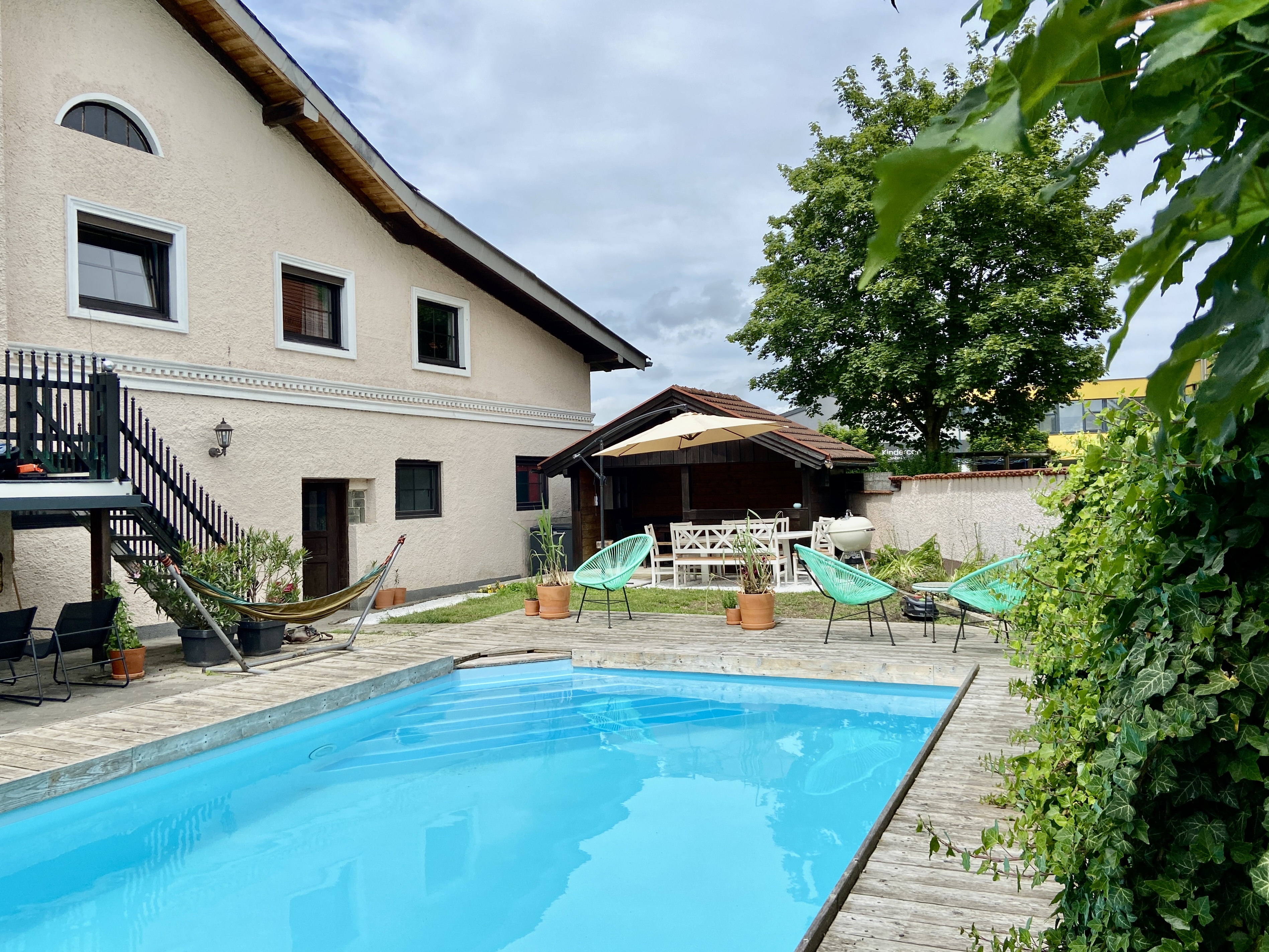 Monteurwohnung - WLAN - Österreich - Garten - Bäckerhaus - Großzügige Wohnung mit Pool und Garten