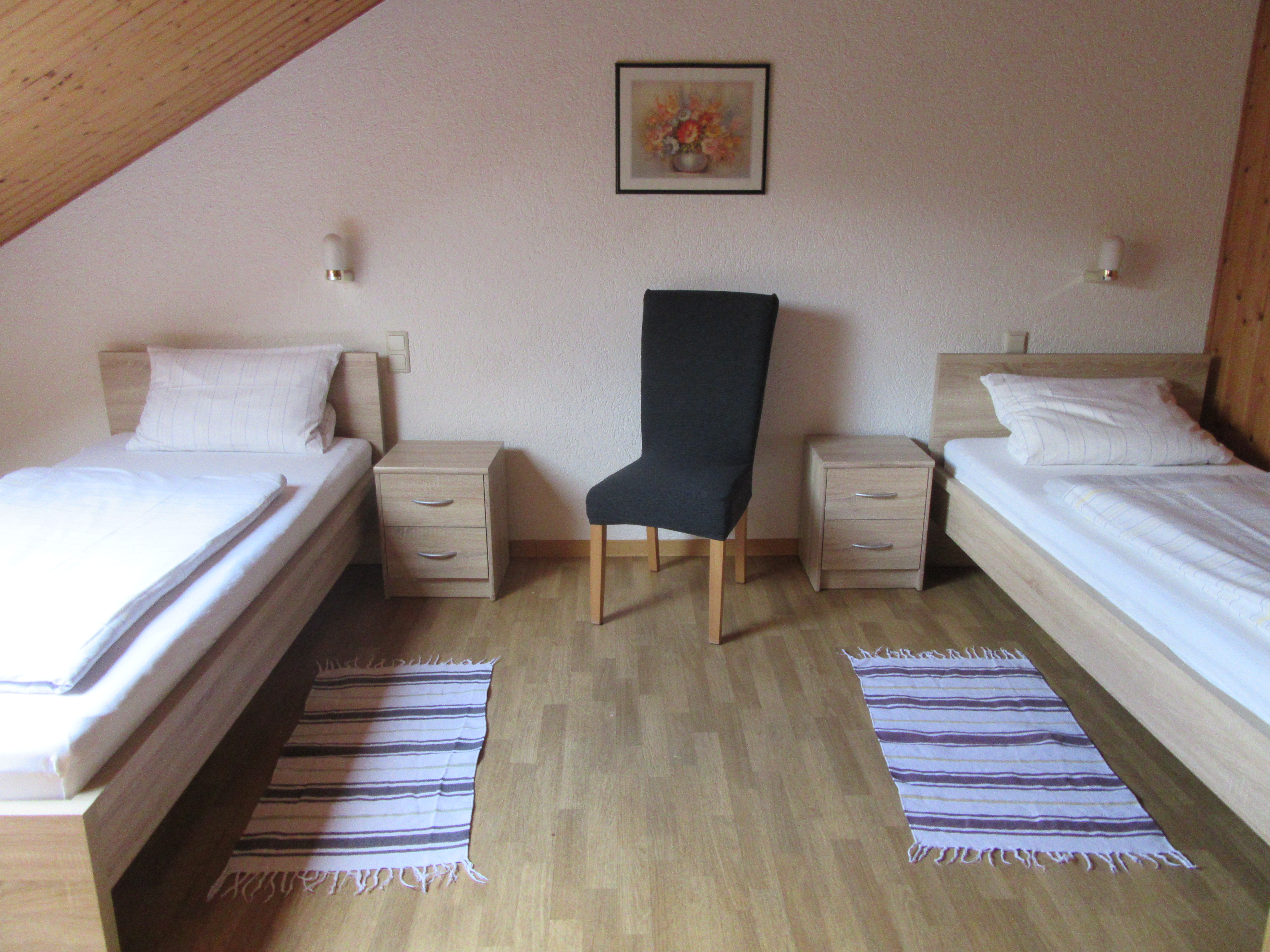 Monteurwohnung - Bettwäsche: Bettwäsche inklusive - Pfalz - Ferienhof Scheck - Ferienwohnungen