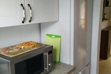 Monteurzimmer: Küche - Monteurbungalow am Felsensee
