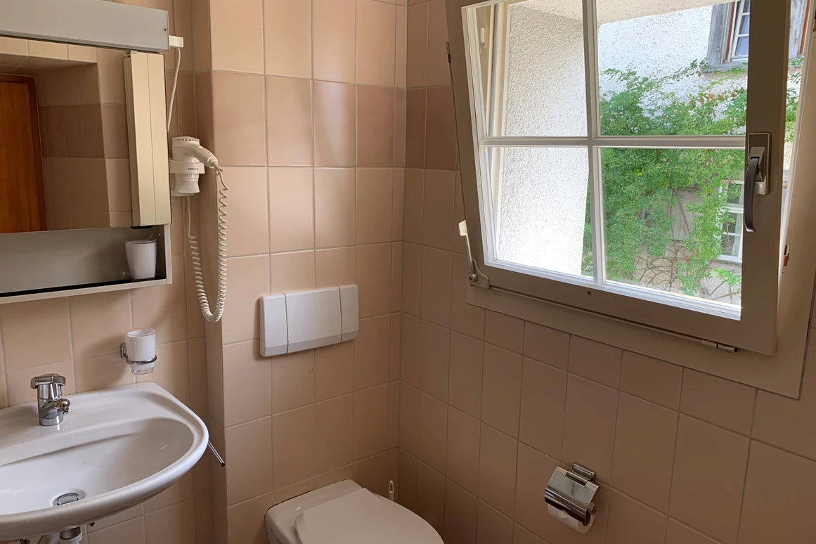 Monteurzimmer: Badezimmer - Revier Bliili und Spitzer