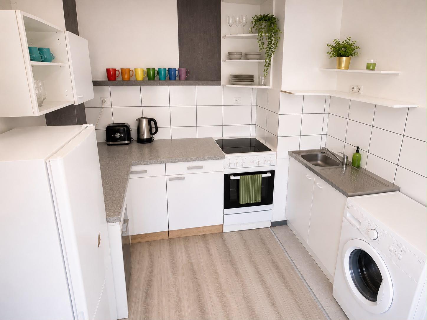 Monteurwohnung - Einzelbetten - SeeTime Apartments ( ALL- INCLUSIV )