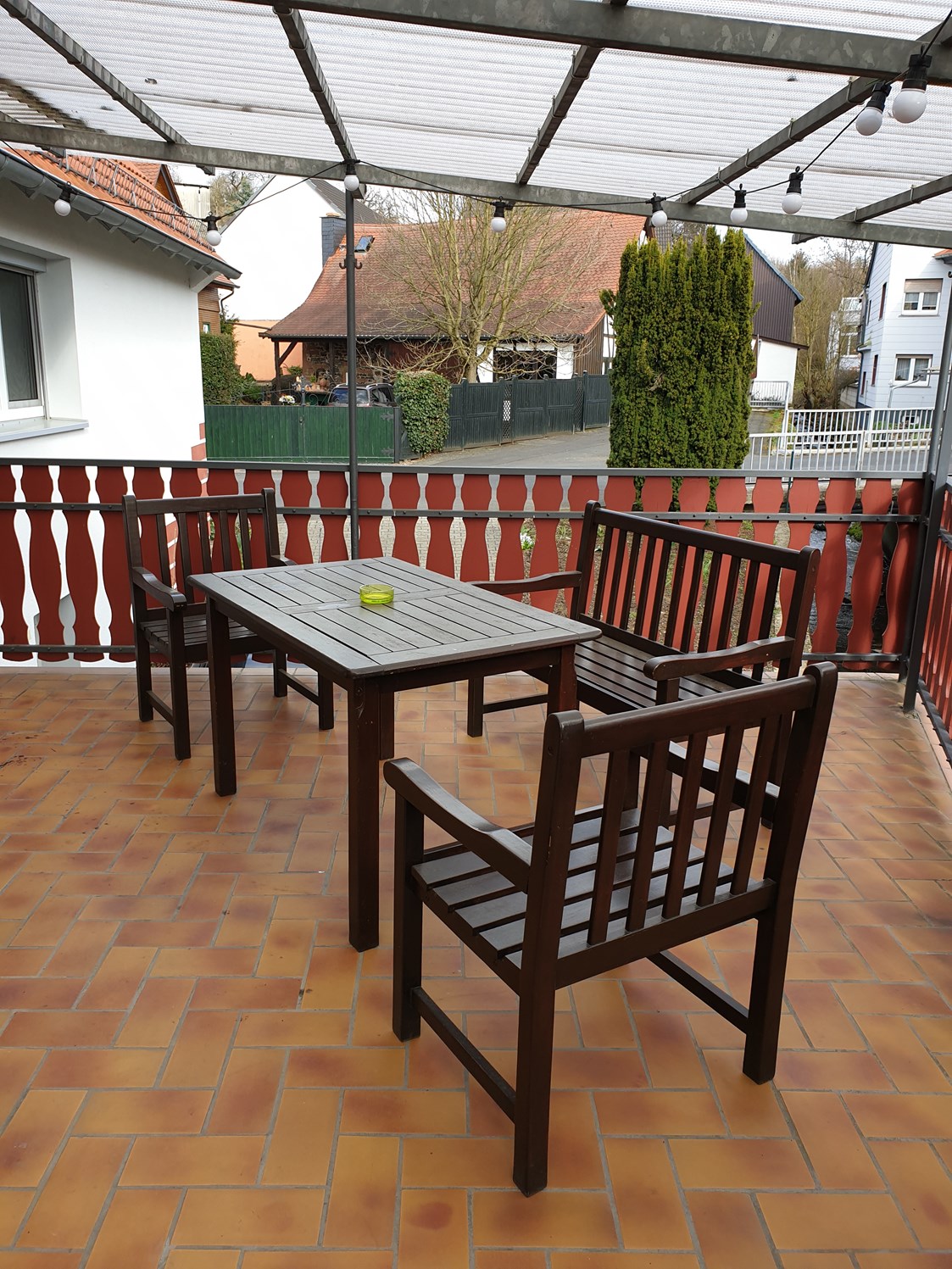 Monteurzimmer: Terrasse - Apartment Schaack