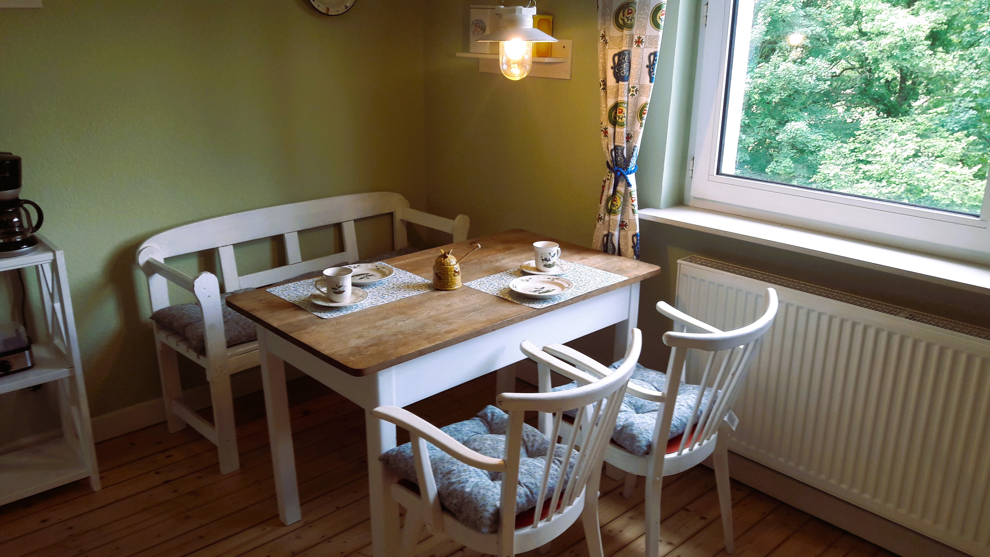 Monteurwohnung - Frammersbach Schwartel - Küche im Landhausstil  - Monteurwohnung Ullrich im Spessart