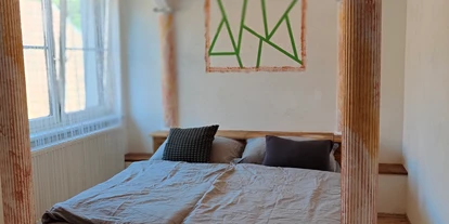 Monteurwohnung - Kühlschrank - Burgenland - Doppelbett - Ferienwohnung Dorfleben, nahe Jennersdorf