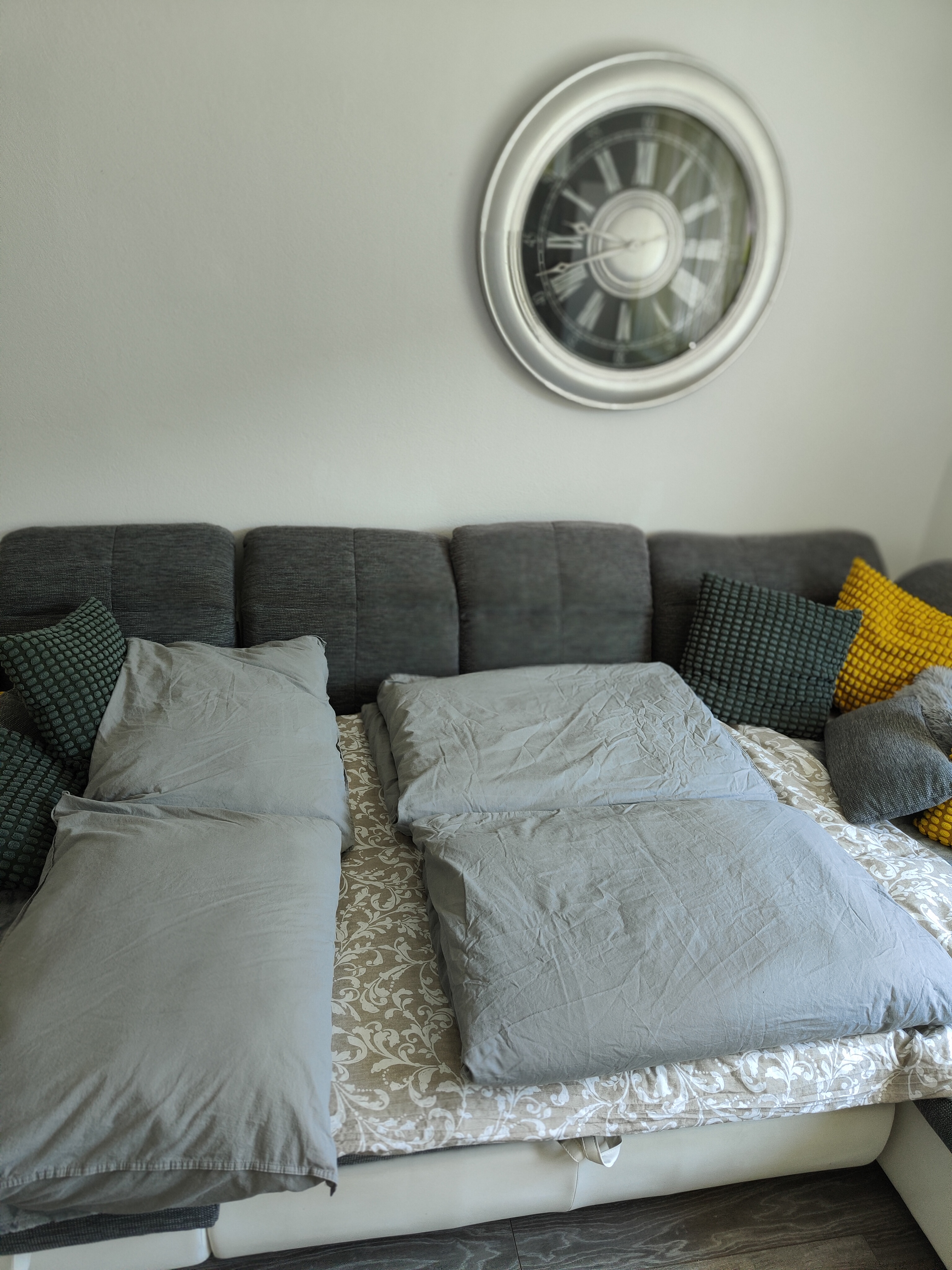 Monteurzimmer: Schlafsofa - Ferienwohnung Dorfleben, nahe Jennersdorf 