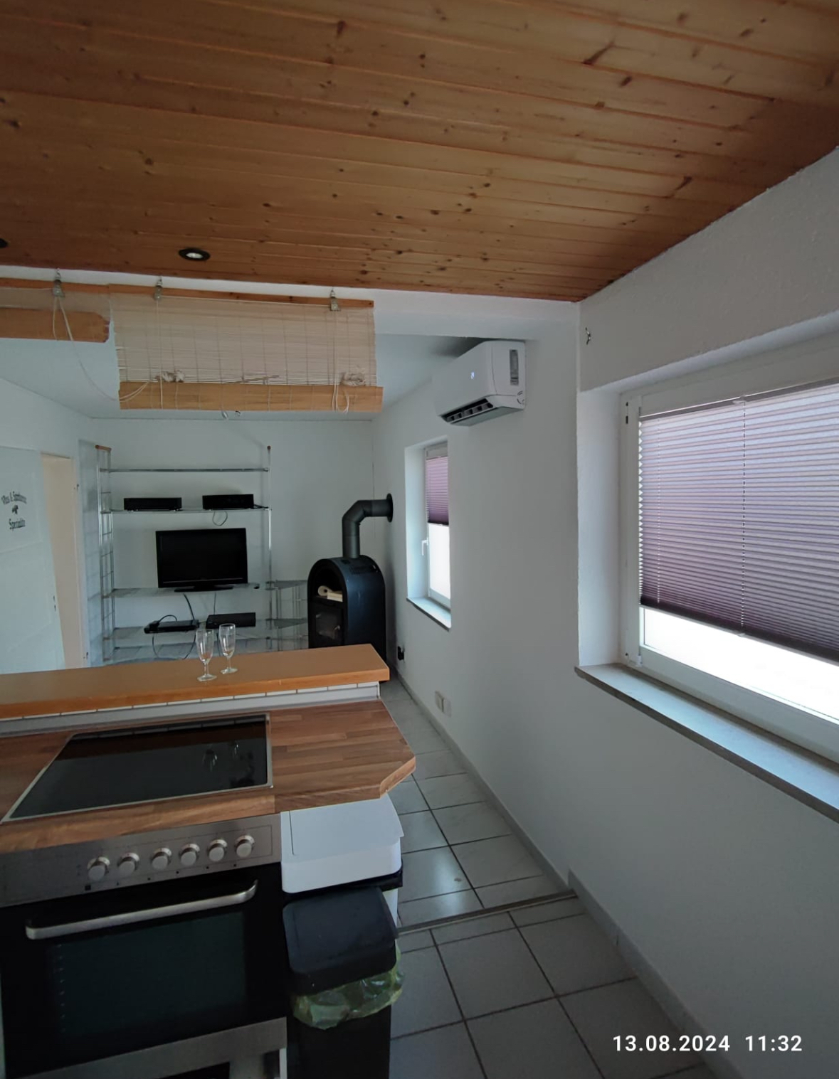 Monteurwohnung - Zimmertyp: Mehrbettzimmer - Heusenstamm - Wohnbereich  - Schleusenapartment 