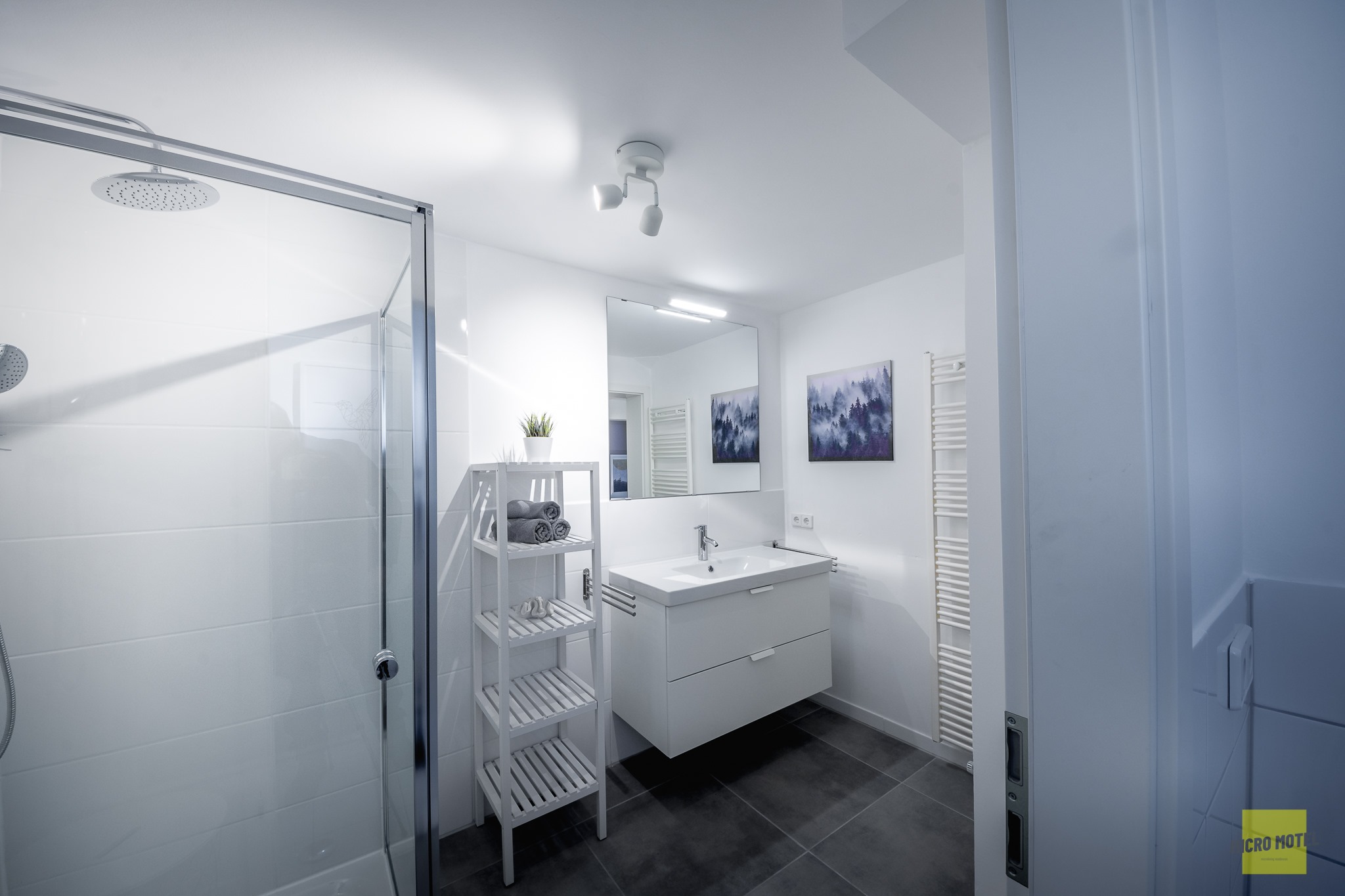 Monteurzimmer: Bad - Micro Motel