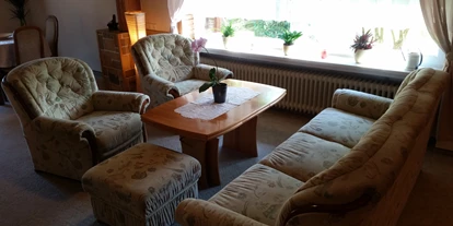 Monteurwohnung - Hund erlaubt - Flusslandschaft Elbe - Wohnbereich - Ferienwohnung-Bullendorf
