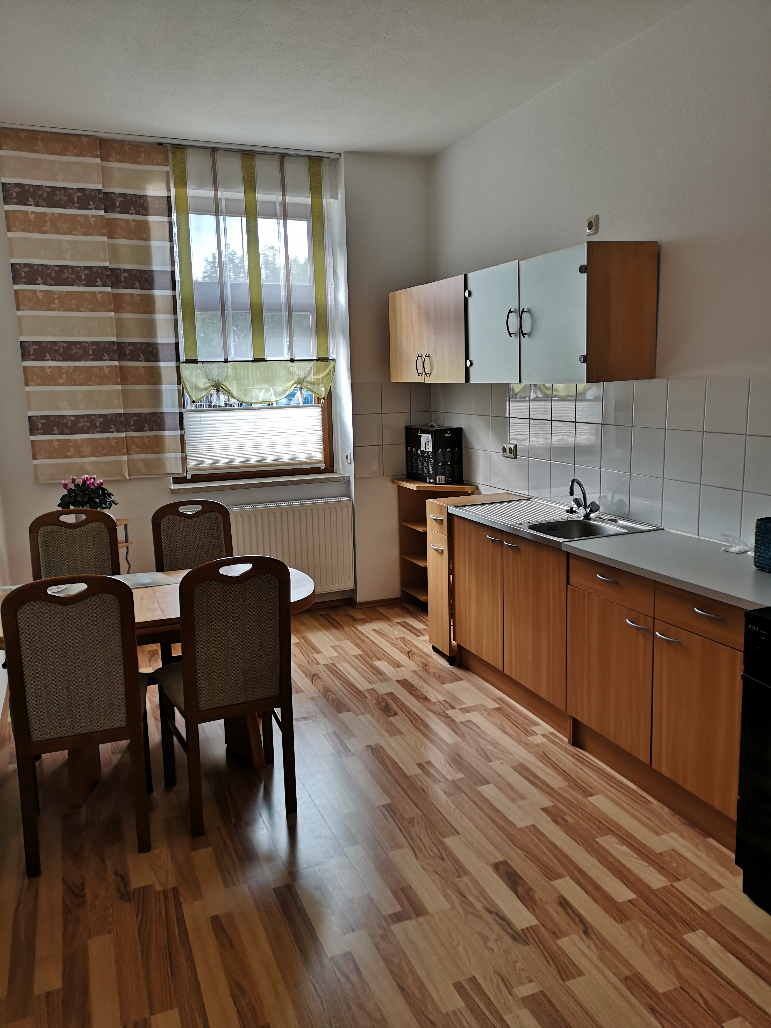 Monteurwohnung - Kaffeemaschine - Vogtland - Geschirr, Kaffeemaschine, Backofen, Herd, etc. vorhanden - Vogtland/Sachsen