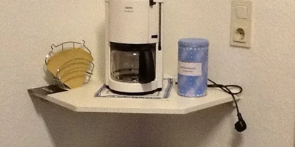 Monteurwohnung - Bettwäsche: Bettwäsche gegen Gebühr - Deutschland - Kaffeemaschine - Ferienwohnung-Dillenburg-Bonsels
