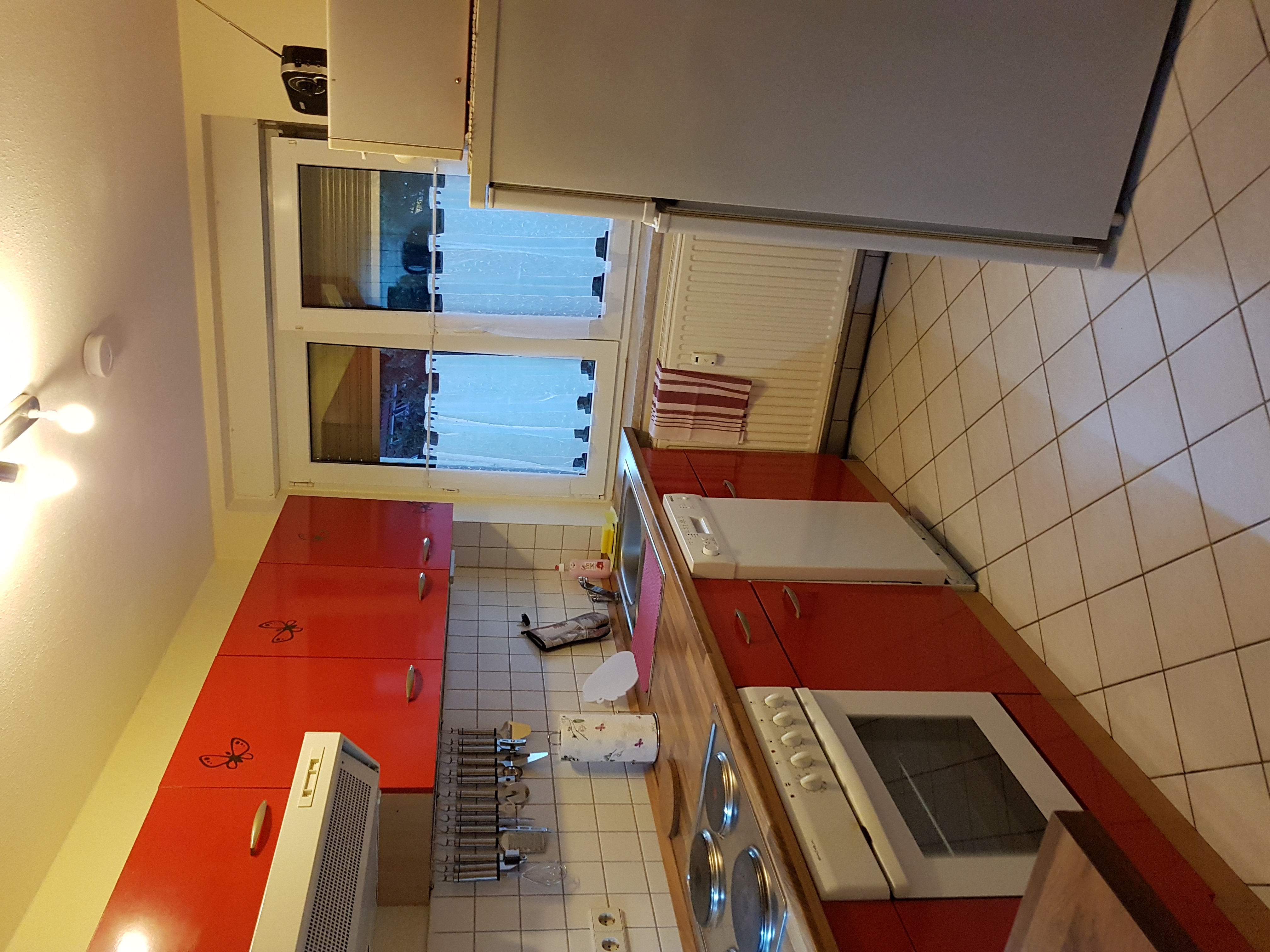 Monteurwohnung - Kaffeemaschine - Vogtland - Küche - Zweiraum Wohnung für 2 Personen 