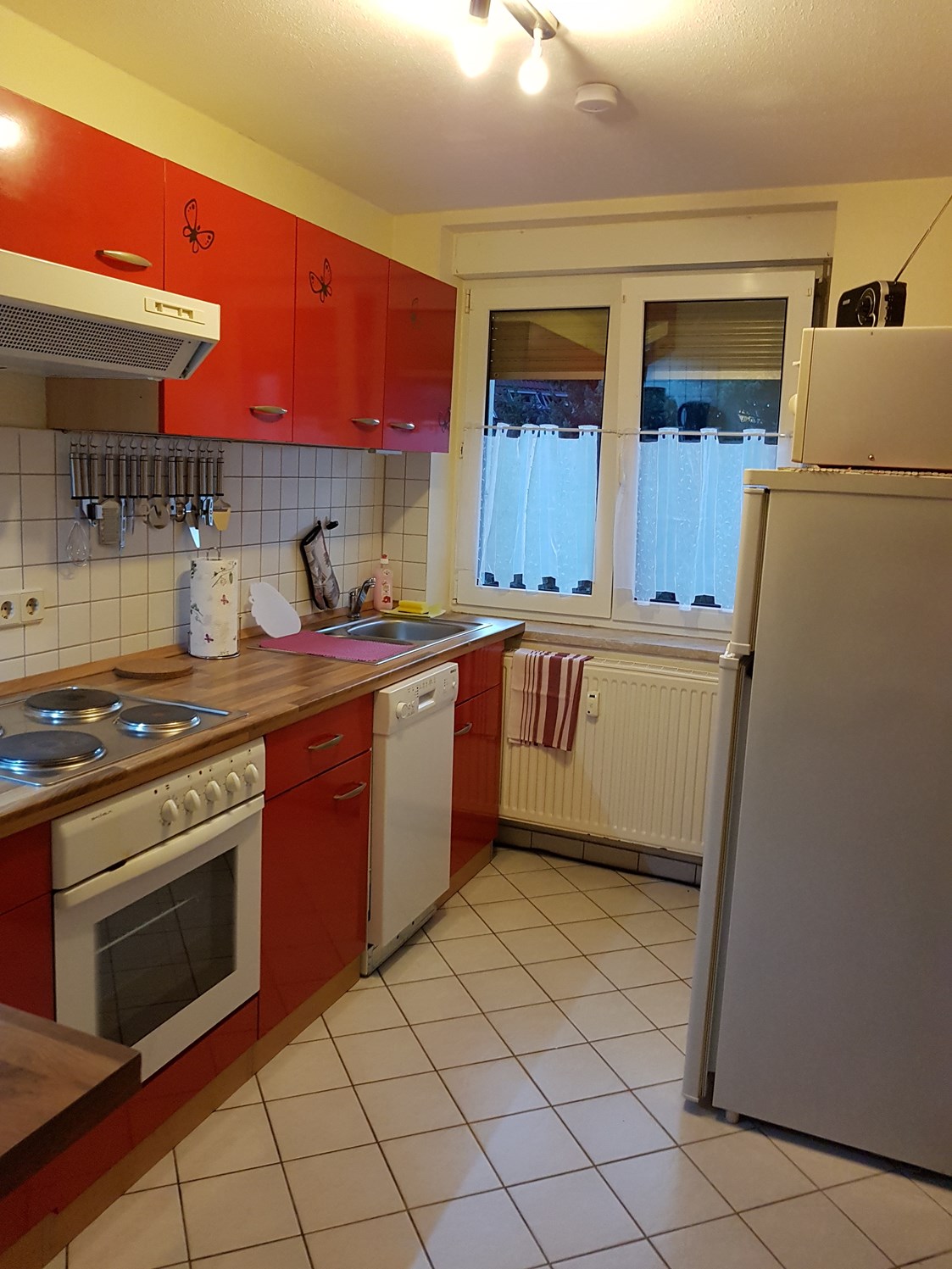 Monteurzimmer: Küche - Zweiraum Wohnung für 2 Personen 