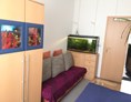 Monteurzimmer: Zusätzliche Schlafmöglickeit - Melli‘s Mini-Wohnung 