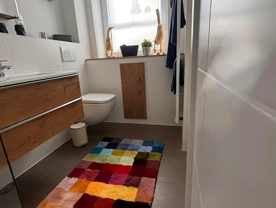 Monteurzimmer: Bad  - Ferienwohnung Hofblick