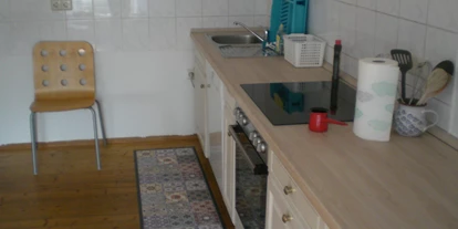 Monteurwohnung - Küche: eigene Küche - Gondelsheim - unsere Küche ist voll ausgestattet . - Ferienwohnung Diefenbach