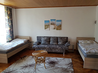 Monteurwohnung - Waschmaschine - Steiermark - Schlafzimmer Wohnng Nr. 4 - Monteurunterkunft Ronner