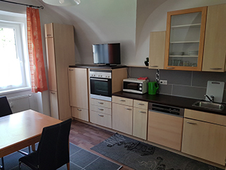 Monteurwohnung - Waschmaschine - Steiermark - Küche Wohnung Nr. 3 - Monteurunterkunft Ronner