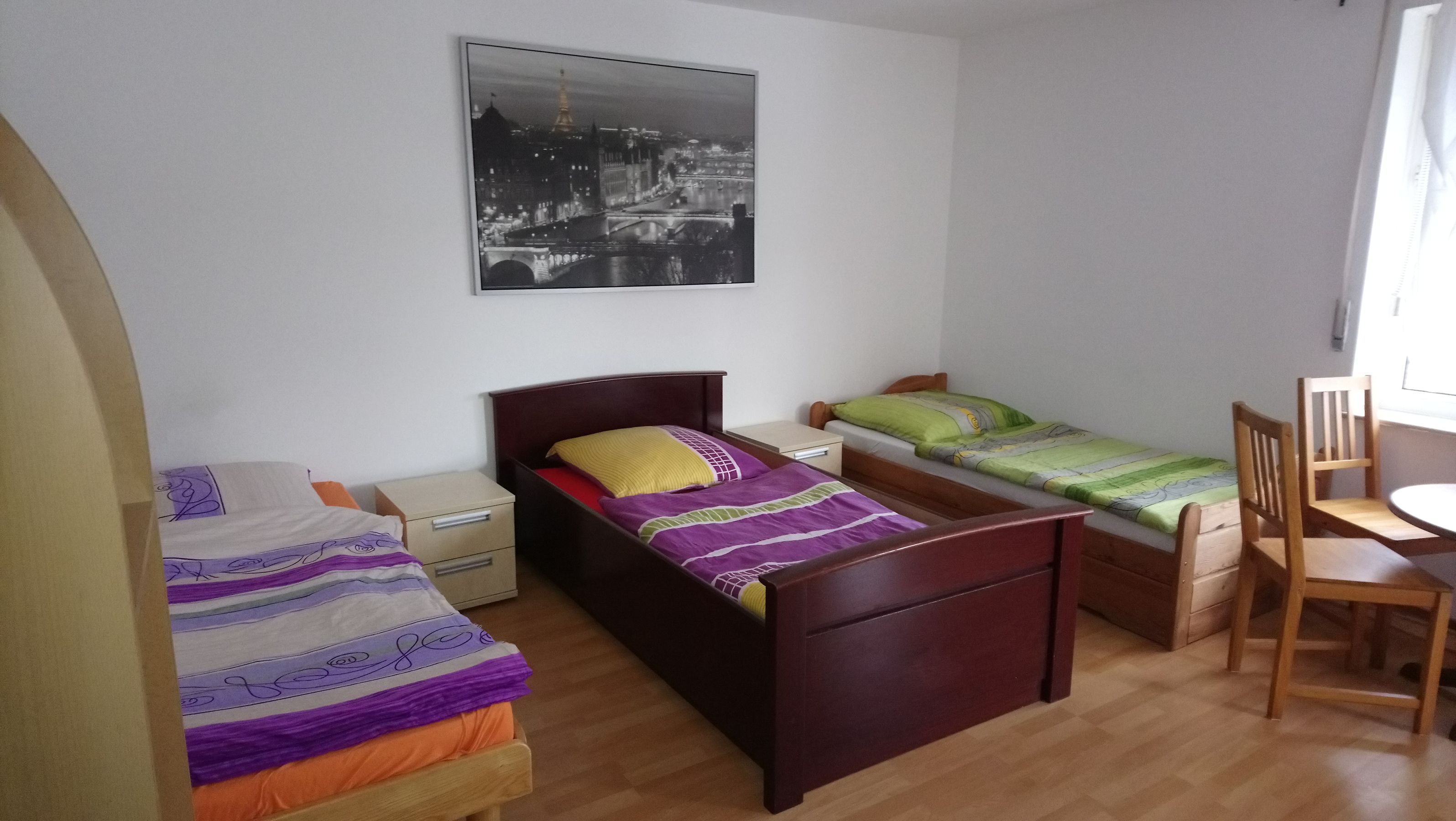 Monteurwohnung - Stuttgart / Kurpfalz / Odenwald ... - Mehrbettzimmer mit Einzelbetten - Wohnung