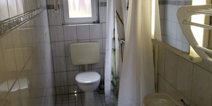 Monteurwohnung - Badezimmer: eigenes Bad - Münsterland - Bad mit Dusche - 1 Zimmer Appartement
