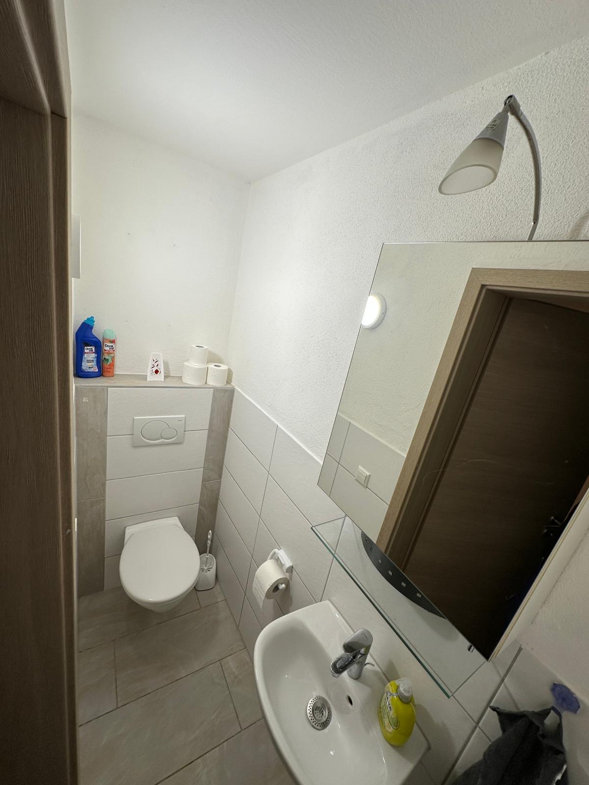 Monteurzimmer: Gäste WC - Monteurzimmer Zeutern