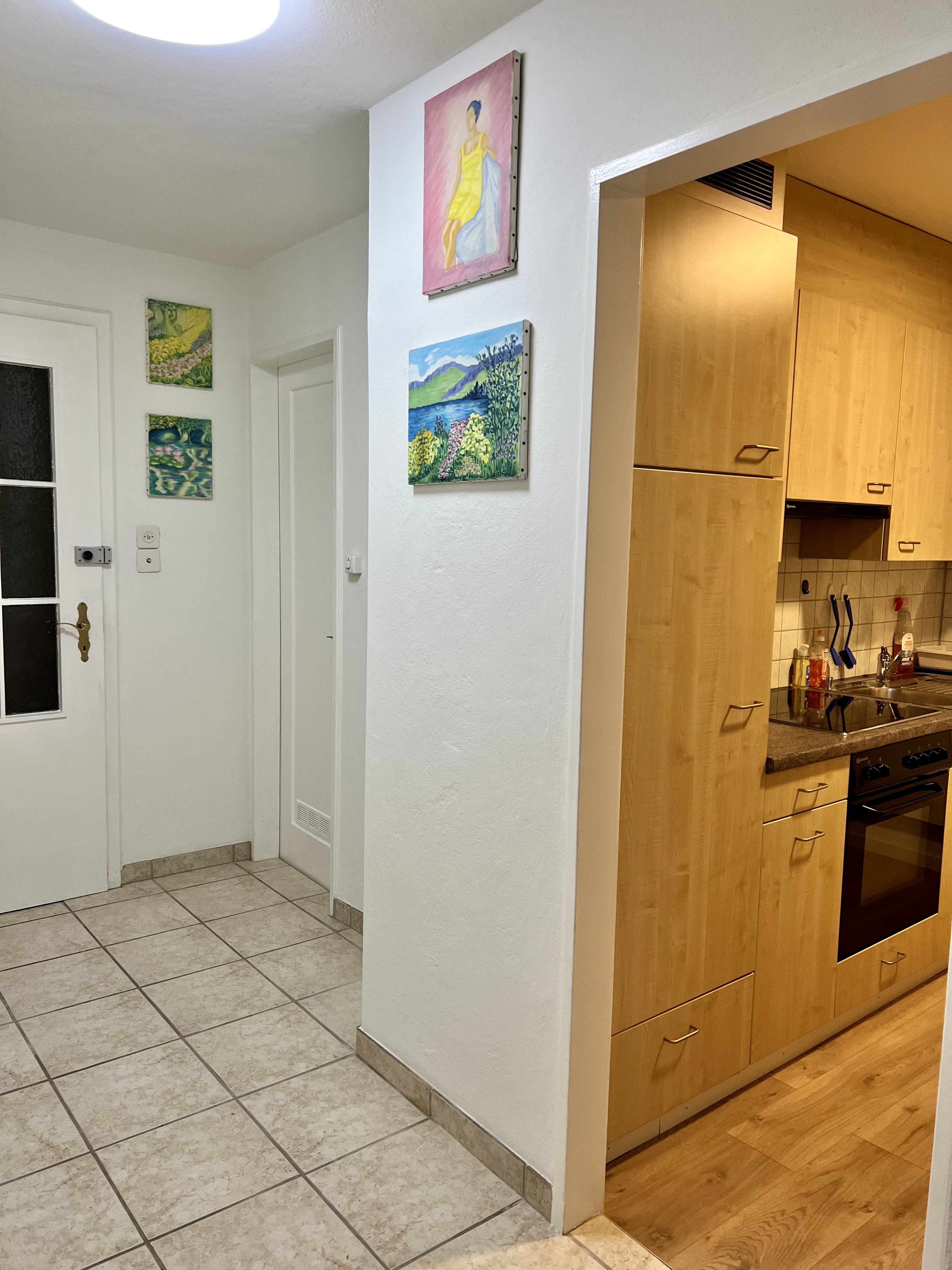 Monteurwohnung - Region Bodensee - Flur - Möblierte Zimmer Blattenweg