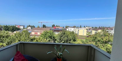 Monteurwohnung - Küche: Küchenmitbenutzung - Schweiz - Aussicht Zimmer 23 - Möblierte Zimmer Blattenweg