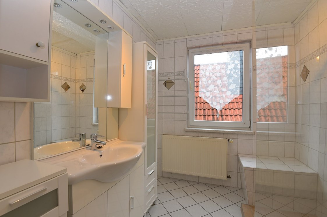 Monteurzimmer: Badezimmer inkl. Dusche - Haus Markus