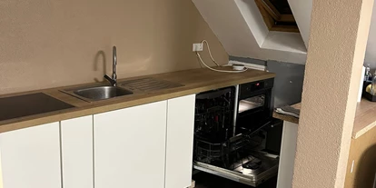 Monteurwohnung - Waschmaschine - Deutschland - Küche - Dachgeschosswohnung