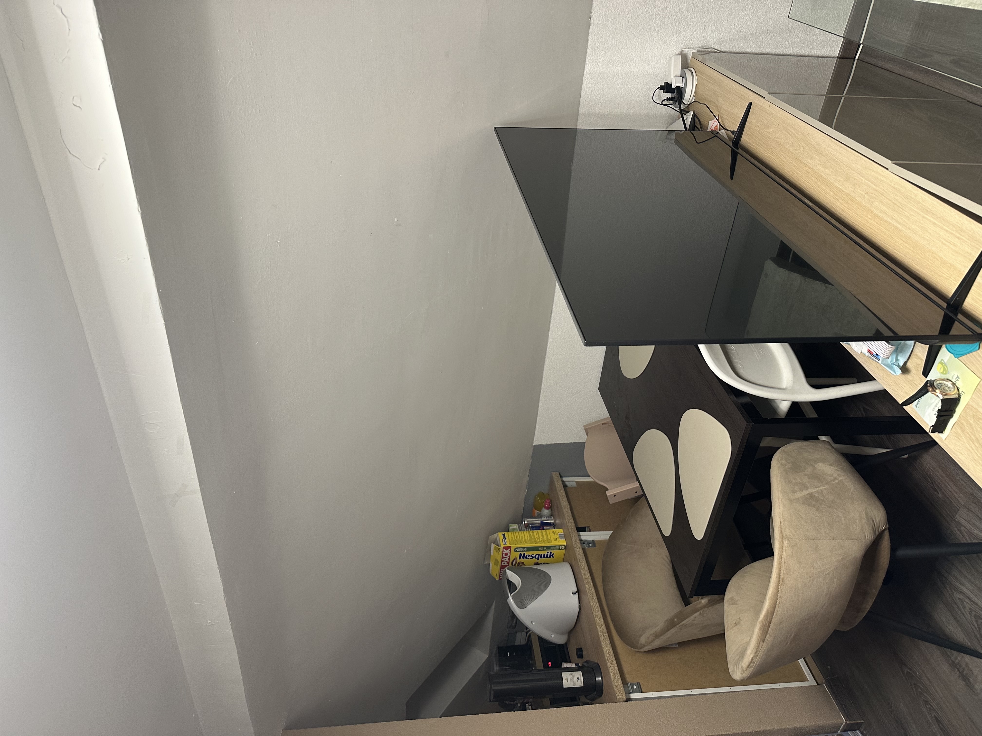 Monteurzimmer: Esszimmer  - Dachgeschosswohnung 