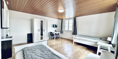 Monteurwohnung - Küche: Küchenmitbenutzung - Schweiz - Zweibettzimmer - Möblierte Einzel- sowie Zweibettzimmer Flumenthal