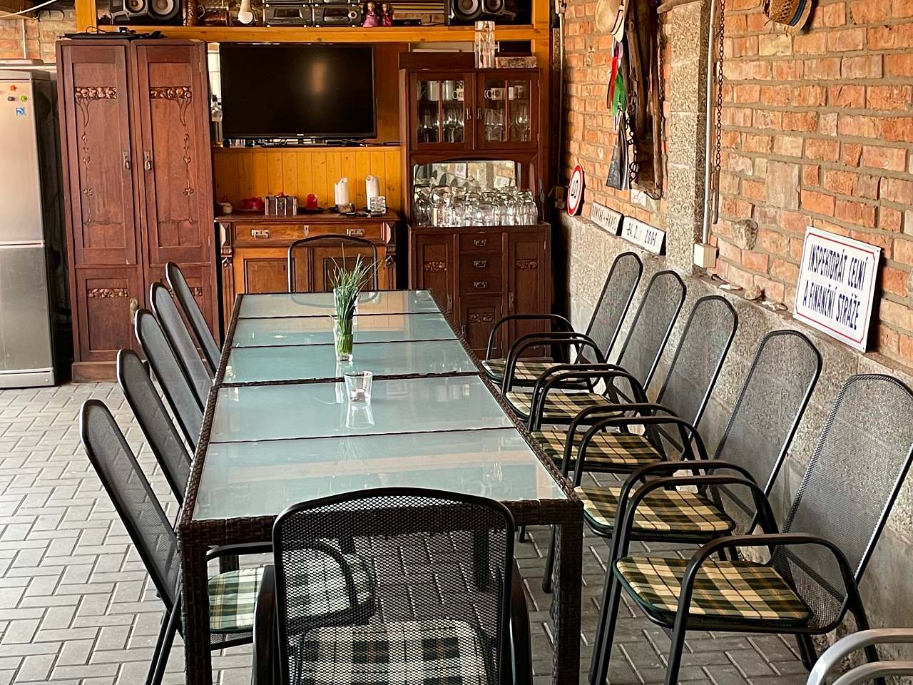 Monteurwohnung - Kühlschrank - Tschechien - Haus Podivin