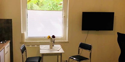 Monteurwohnung - Badezimmer: eigenes Bad - Münsterland - Wohnbereich - Wildpferdchen