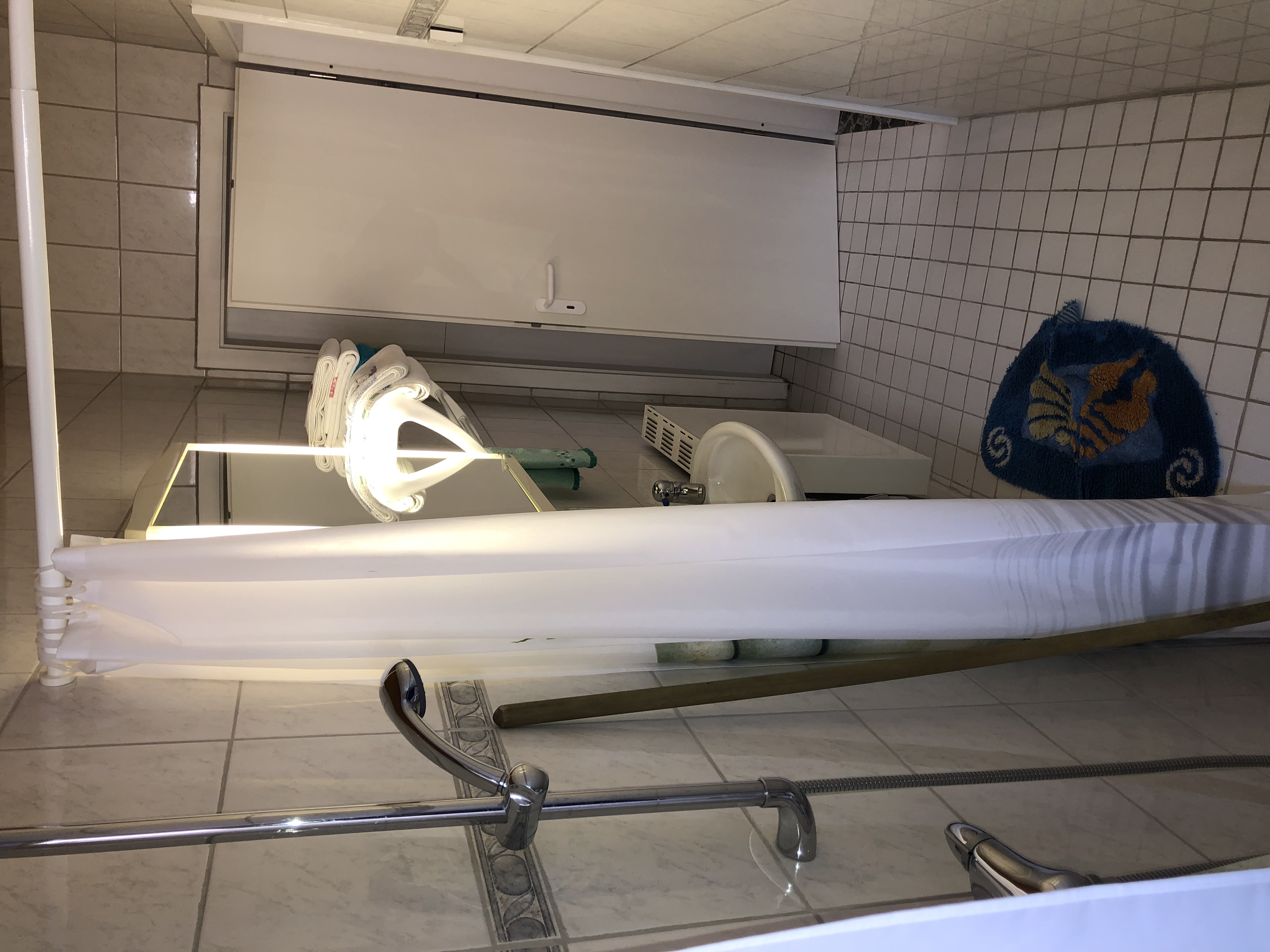 Monteurwohnung - Dülmen - Badezimmer - Wildpferdchen